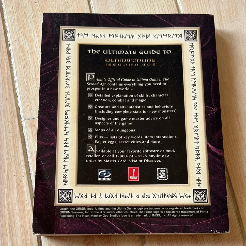 Ultima Online: The Second Age Playguide